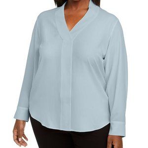 Calvin Klein Light Blue Blouse